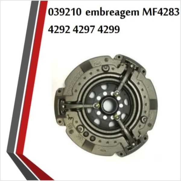 EMBREAGEM-MF-5.jpg 039210 - Plator de Embreagem Split torque para tratores Massey Fergusson LUK - Imagem 1